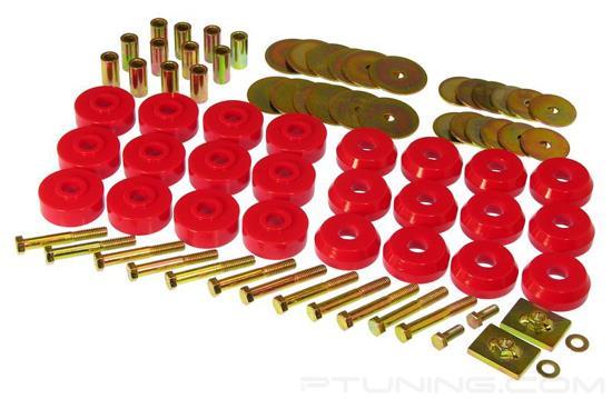 Picture of Front and Rear Body Mount Bushing Kit - Red