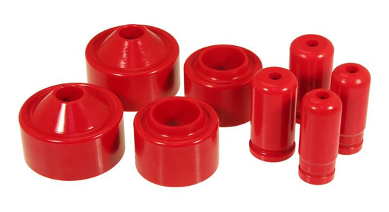 Picture of Coil Spring Spacers - Red (Front/Rear Lift: 2" / 2")