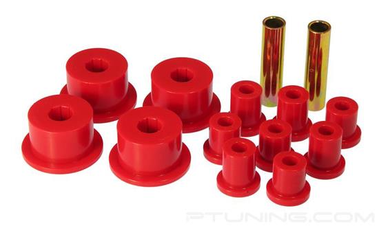 Picture of Rear Leaf Spring Eye and Shackle Bushing Kit - Red