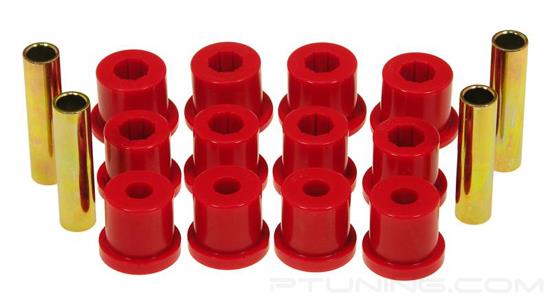 Picture of Rear Leaf Spring Eye and Shackle Bushing Kit - Red