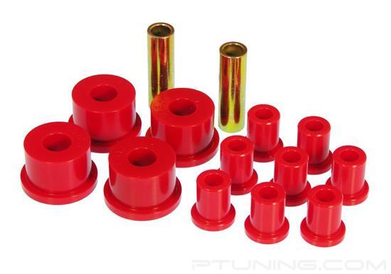 Picture of Rear Leaf Spring Eye and Shackle Bushing Kit - Red
