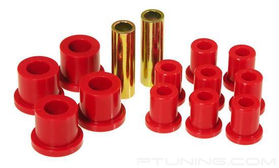 Picture of Rear Leaf Spring Eye and Shackle Bushing Kit - Red