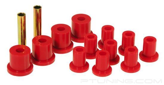 Picture of Rear Leaf Spring Eye and Shackle Bushing Kit - Red