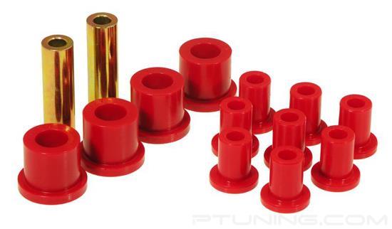 Picture of Rear Leaf Spring Eye and Shackle Bushing Kit - Red