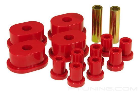 Picture of Rear Leaf Spring and Shackle Bushings - Red
