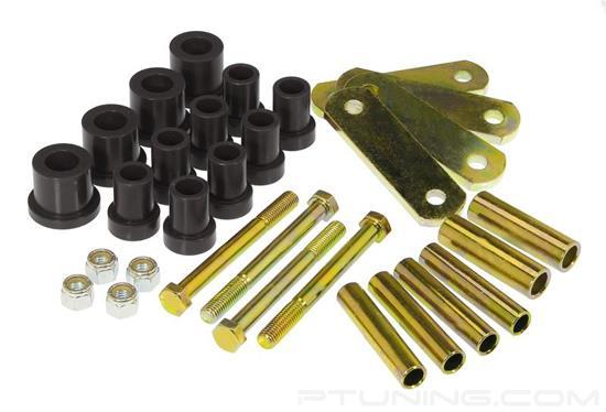 Picture of Rear Leaf Spring Eye and Heavy Duty Shackle Bushing Kit - Black