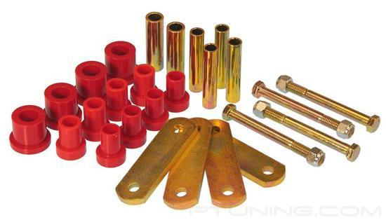 Picture of Leaf Spring Eye and HD Super Stock Conversion Shackle Kit - Red