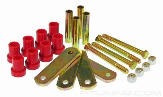 Picture of Rear Heavy Duty Leaf Spring Shackle Bushings - Red