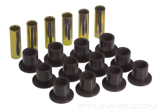 Picture of Front Leaf Spring Eye and Shackle Bushings - Black