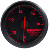 Picture of Air Drive Series 2-1/16" Wideband Air/Fuel Ratio Gauge, 10:1-17:1 AFR