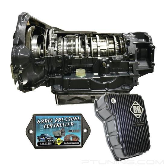 Picture of Transmission w/Billet Input Shaft Heavy Duty Cam/Roller Design Durable QT100 Pressure Plates Deep Sump Oil Pan