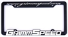 Picture of Black License Plate Frames with GrimmSpeed Logo