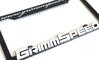 Picture of Black License Plate Frames with GrimmSpeed Logo