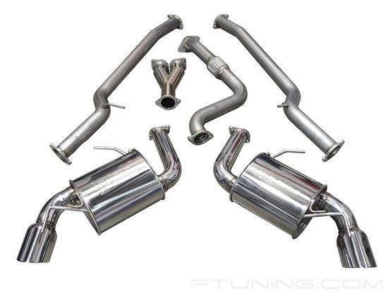 Picture of Stainless Steel Cat-Back Exhaust System with Dual Muffler, Dual Tips