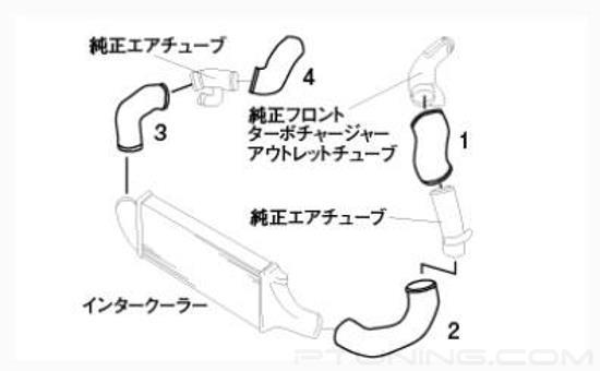 Picture of Intercooler Upgdraded Piping Set