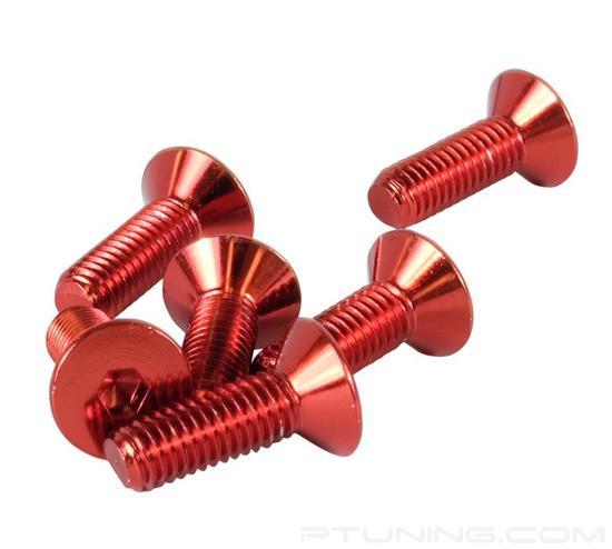 Picture of Steering Wheel Screw Upgrade Kit (Conical) - Red