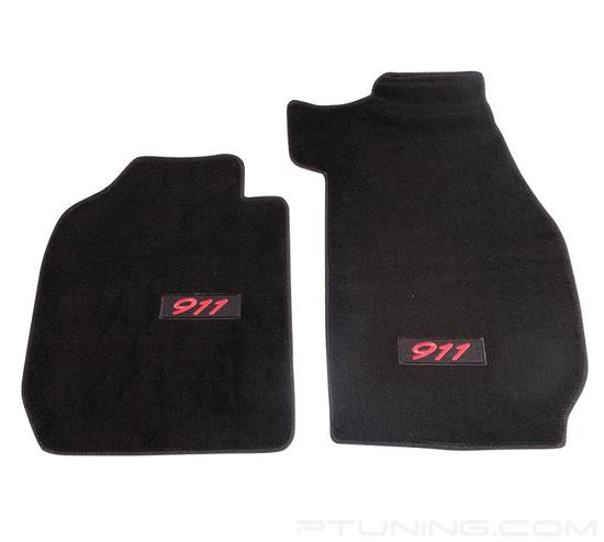 Picture of Floor Mats with 911 Logo - Black (2 Piece)