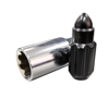 Picture of 500 Series Bullet Shape Steel Lug Nut Set M12-1.5 - Black (21 Piece with Lock Key)