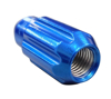 Picture of 500 Series Bullet Shape Steel Lug Nut Set M12-1.5 - Blue (21 Piece with Lock Key)
