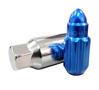 Picture of 500 Series Bullet Shape Steel Lug Nut Set M12-1.5 - Blue (21 Piece with Lock Key)