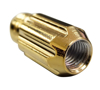 Picture of 500 Series Bullet Shape Steel Lug Nut Set M12-1.5 - Chrome Gold (21 Piece with Lock Key)