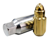 Picture of 500 Series Bullet Shape Steel Lug Nut Set M12-1.5 - Chrome Gold (21 Piece with Lock Key)