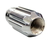 Picture of 500 Series Bullet Shape Steel Lug Nut Set M12-1.5 - Silver (21 Piece with Lock Key)