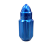 Picture of 500 Series Bullet Shape Steel Lug Nut Set M12-1.25 - Blue (21 Piece with Lock Key)