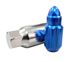 Picture of 500 Series Bullet Shape Steel Lug Nut Set M12-1.25 - Blue (21 Piece with Lock Key)