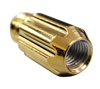 Picture of 500 Series Bullet Shape Steel Lug Nut Set M12-1.25 - Chrome Gold (21 Piece with Lock Key)