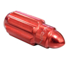 Picture of 500 Series Bullet Shape Steel Lug Nut Set M12-1.25 - Red (21 Piece with Lock Key)