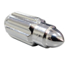 Picture of 500 Series Bullet Shape Steel Lug Nut Set M12-1.25 - Silver (21 Piece with Lock Key)