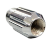 Picture of 500 Series Bullet Shape Steel Lug Nut Set M12-1.25 - Silver (21 Piece with Lock Key)