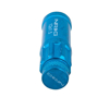 Picture of 700 Seris Steel Lug Nut Set with Dust Cap Cover M12-1.5 - Blue (21 Piece with Locks and Lock Socket)