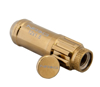 Picture of 700 Seris Steel Lug Nut Set with Dust Cap Cover M12-1.5 - Chrome Gold (21 Piece with Locks and Lock Socket)