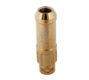Picture of 700 Seris Steel Lug Nut Set with Dust Cap Cover M12-1.5 - Chrome Gold (21 Piece with Locks and Lock Socket)
