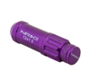 Picture of 700 Seris Steel Lug Nut Set with Dust Cap Cover M12-1.5 - Purple (21 Piece with Locks and Lock Socket)