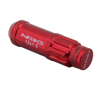 Picture of 700 Seris Steel Lug Nut Set with Dust Cap Cover M12-1.5 - Red (21 Piece with Locks and Lock Socket)