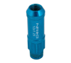 Picture of 700 Seris Steel Lug Nut Set with Dust Cap Cover M12-1.25 - Blue (21 Piece with Locks and Lock Socket)