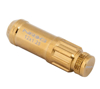 Picture of 700 Seris Steel Lug Nut Set with Dust Cap Cover M12-1.25 - Chrome Gold (21 Piece with Locks and Lock Socket)