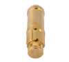 Picture of 700 Seris Steel Lug Nut Set with Dust Cap Cover M12-1.25 - Chrome Gold (21 Piece with Locks and Lock Socket)