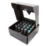 Picture of 700 Seris Steel Lug Nut Set with Dust Cap Cover M12-1.25 - Neochrome (21 Piece with Locks and Lock Socket)