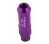 Picture of 700 Seris Steel Lug Nut Set with Dust Cap Cover M12-1.25 - Purple (21 Piece with Locks and Lock Socket)