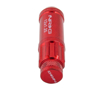 Picture of 700 Seris Steel Lug Nut Set with Dust Cap Cover M12-1.25 - Red (21 Piece with Locks and Lock Socket)