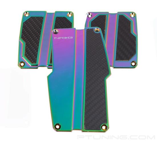 Picture of Brushed Aluminum Sport Pedal M/T - Neochrome/Black Carbon