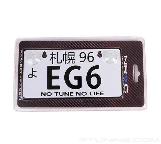 Picture of JDM Style Mini License Plate with EF9 Logo