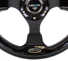 Picture of Pilota Series Reinforced Steering Wheel (320mm) - Black with Gloss Black Trim