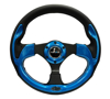 Picture of Pilota Series Reinforced Steering Wheel (320mm) - Black with Blue Trim