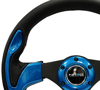 Picture of Pilota Series Reinforced Steering Wheel (320mm) - Black with Blue Trim