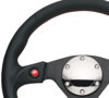 Picture of Two Button Series Reinforced Steering Wheel (320mm) - Black Leather with Dual Buttons